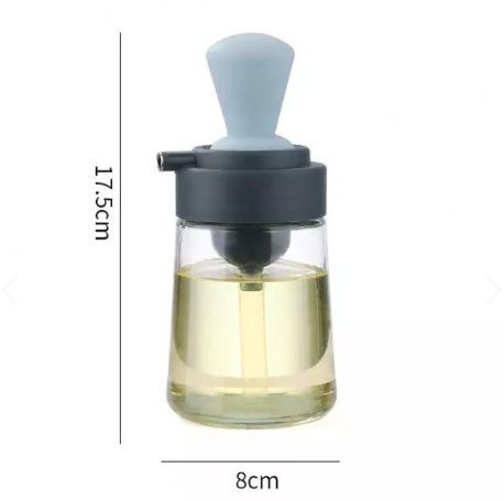 OilMaster 3 en 1™ – Dosificador de Aceite con Brocha de Silicona